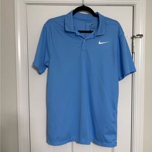 Nike Women's Light Blue Button Down Shirt